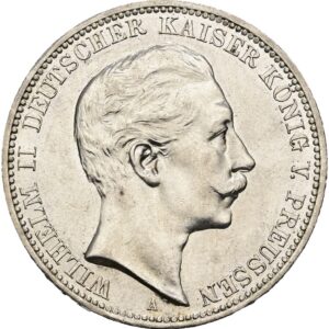 3 Marka 1911 A, Wilhelm II. Pruské království