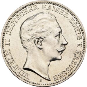 3 Marka 1912 A, Wilhelm II. Pruské království