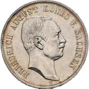 3 Marka 1911 E, Fridrich August III. Saské království.