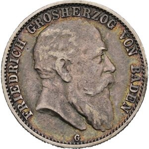2 Marka 1904 G, Fridrich I. Baden