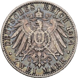 2 Marka 1904 G, Fridrich I. Baden