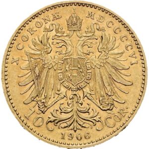 10 Koruna 1906, Vídeň,  František Josef I.