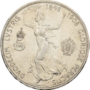 5 Koruna 1908, Vídeň, 60. výročí vlády Františka Josefa I.