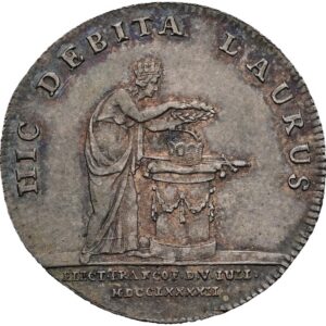 Stříbrný žeton 1792 - na volbu římského císaře ve Frankfurtu nad Mohanem, František II.