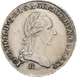 1/4 Tolar 1788 H, Günzburg, Josef II.