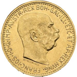 10 Koruna 1911, Vídeň, František Josef I.