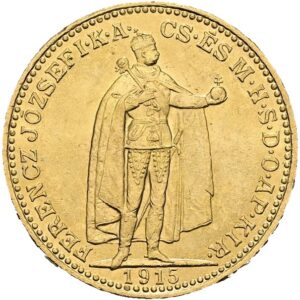 20 Koruna 1915 K.B., Kremnica, František Josef I.