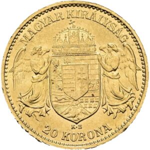 20 Koruna 1915 K.B., Kremnica, František Josef I.
