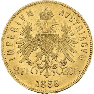 8 Zlatník 1886, Vídeň, František Josef I.