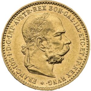 10 Koruna 1897, Vídeň, František Josef I.
