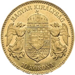 10 Koruna 1910 K.B. Kremnica, František Josef I.