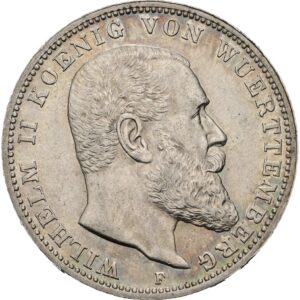 3 Marka 1911 F, Vilém II. Württemberk
