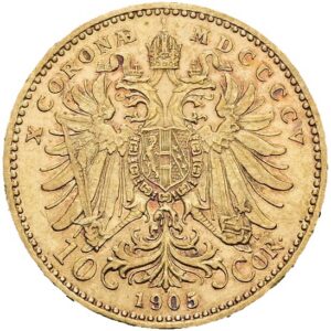 10 Koruna 1905, Vídeň, František Josef I.