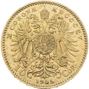10 Koruna 1905, Vídeň, František Josef I.