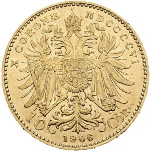 10 Koruna 1906, Vídeň, František Josef I.
