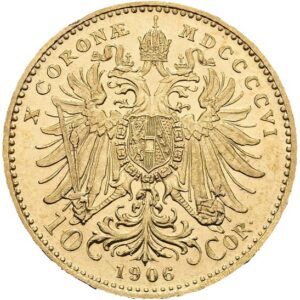 10 Koruna 1906, Vídeň, František Josef I.