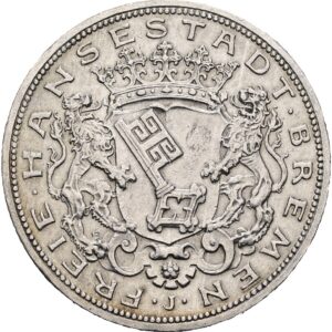 5 Marka 1906 J, Brémy město