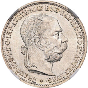 1 Koruna 1893, Vídeň, NGC MS 64