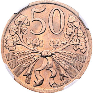 50 Haléř 1931, NGC MS 65