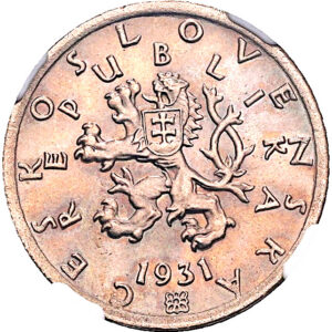 50 Haléř 1931, NGC MS 65