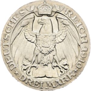 3 Marka 1910, 100 let výročí Univerzity v Berlíně.