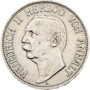3 Marka 1909, Anhalt.