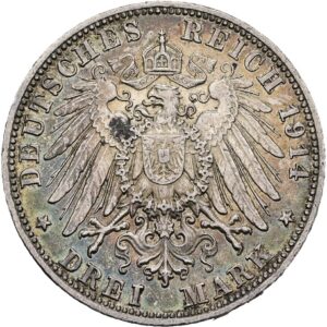 3 Marka 1914 D, Ludwig III. von Bayern