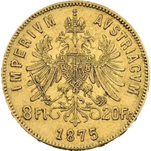 8 Zlatník 1875, Vídeň, František Josef I.