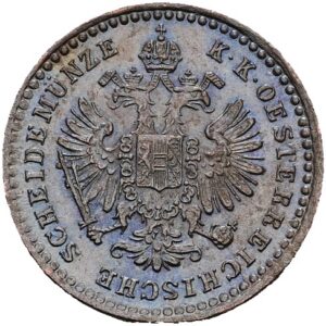 5/10 Krejcar 1859 A, František Josef I. Vídeň