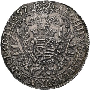 Tolar 1657 K.B., Kremnica, Ferdinand III.