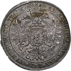 Tolar 1692 K.B., Kremnica, Leopold I.