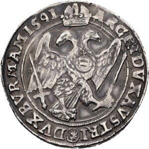 Tolar 1591, Kutná Hora, Rudolf II.